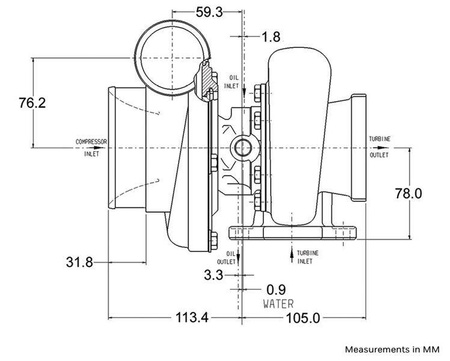 Garrett Turbocharger GT3582R Super Core