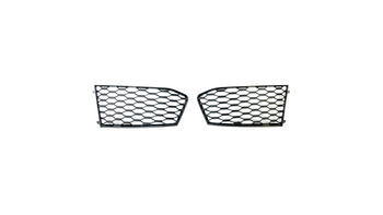 Fog Light Covers Audi A6 C7 Gloss Black