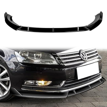 Dokładka Volkswagen Passat B7 Zderzak Przód Gloss Black Zderzak przód Gloss Black