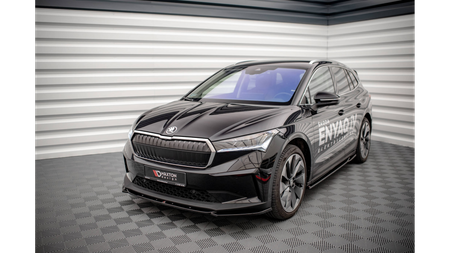 Splitter Skoda Enyaq iV przód v.3 Gloss Black