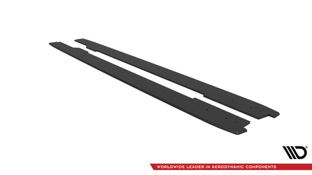 Diffuser Audi A5 8T Facelift Side Skirts Street Pro Black-Red