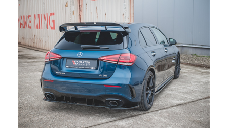 Przedłużenie Spoilera Mercedes-Benz A35 AMG W177 Gloss Black