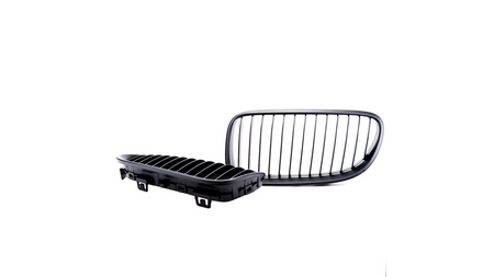 Grill BMW 3 E92 E93 Facelift pojedyncze żeberka Matt Black
