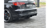 Splitter Audi RS3 8V Facelift Sportback Tył Boczne Gloss Black