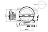 Throttle body TurboWorks Subaru WRX STI EJ20 EJ25 GDA GDB 70mm