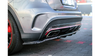 Splitter Mercedes-Benz GLA 45 AMG SUV (X156) Rear Central with Diffuser Gloss Black