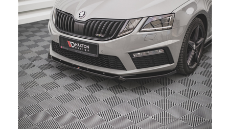 Splitter Skoda Octavia III Facelift RS przód v.3 Gloss Black