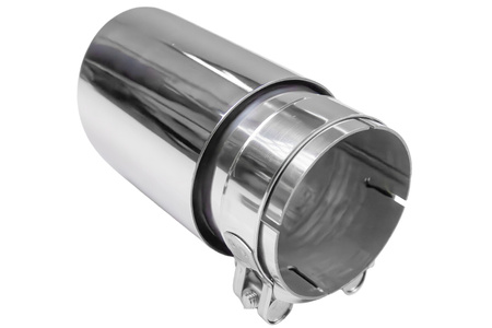 Exhaust 89mm Inlet 70mm Polished