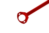 Rear upper strut bar BMW E36 Coupe Sedan Red
