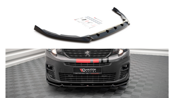 Splitter Peugeot Partner III przód Gloss Black