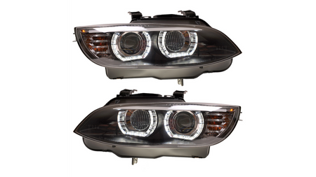 Lights BMW 3 E92 E93 Front Xenon Black DRL