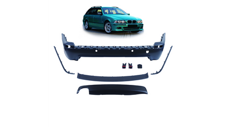 Bumper BMW 5 E39 Rear with Diffuser