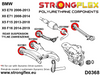 Rear lower arm bush - rear SPORT