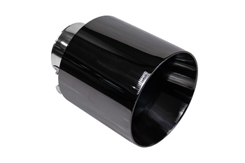 Exhaust Tip 127mm enter 67mm Gloss Black