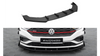 Splitter Volkswagen Jetta GLI Mk7 Front Street Pro Black-Red + Gloss Flaps