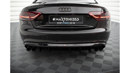 Diffuser Audi S5 8T Rear Valance Gloss Black