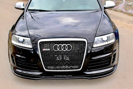 FRONT SPLITTER AUDI RS6 C6 - Gloss Black
