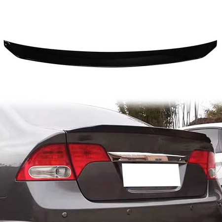 Spoiler Honda Civic VIII FD FA Gloss Black ABS