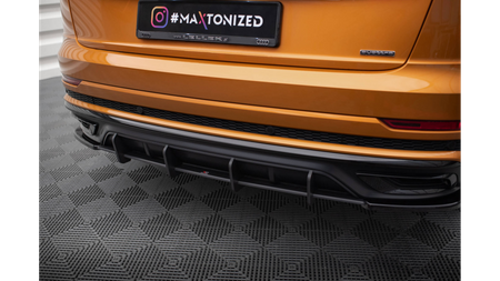 Diffuser Audi Q8 4M S-Line Rear Street Pro Red