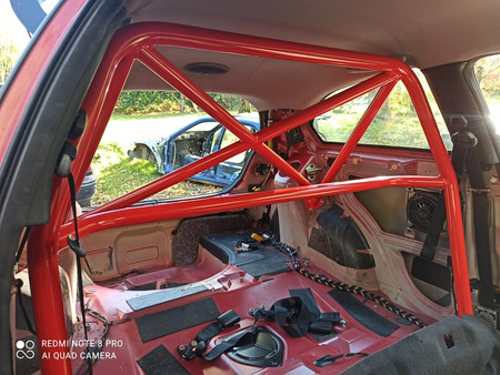 Rollbar skręcana pół klatka Alfa Romeo 147 Black
