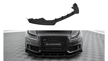 Splitter Audi A5 8T S-Line Front Pro + flaps Black