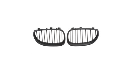 Grill BMW 5 E60 E61 Single Line Matt Black