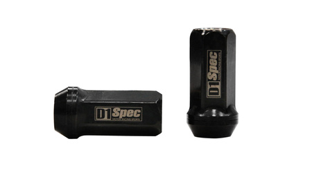 Forged wheel lug nuts D1Spec Steel 12x1,5 Black