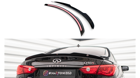 Spoiler Cap Infiniti Q50 S I Gloss Black