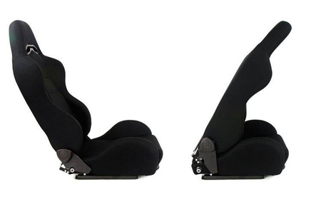 Racing seat DRAGO Velvet Black