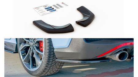 Splitter Hyundai I30 III N Fastback Tył Boczne Gloss Black