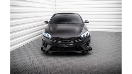 Splitter Kia ProCeed I GT Facelift Ceed GT III Facelift Front Pro + flaps Black-Red