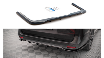 Splitter Mercedes-Benz V W447 Facelift Rear Central with Diffuser Gloss Black