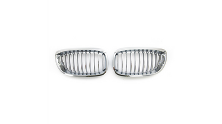 Grill BMW 3 E46 Facelift pojedyncze żeberka Chrome