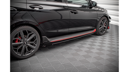 Dokładka Hyundai I20 N III Progi Street Pro Black + Gloss Flaps