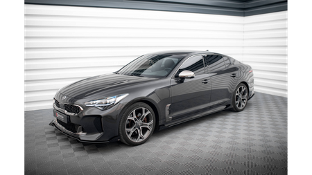 Diffuser Kia Stinger I GT GT-Line Side Skirts Street Pro Black + Gloss Flaps