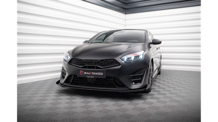 Splitter Kia ProCeed I GT Facelift Ceed GT III Facelift Front Pro + flaps Black-Red