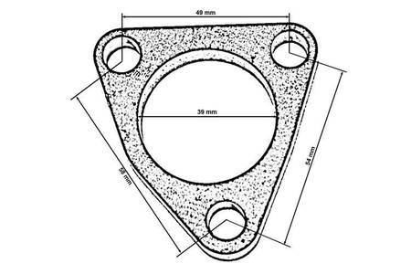 Turbo flange K03 Intel