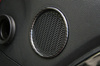 Carbon frame door speaker ring Ford Mustang 15-19