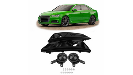 Ramka halogenów Audi A4 B9 Gloss Black