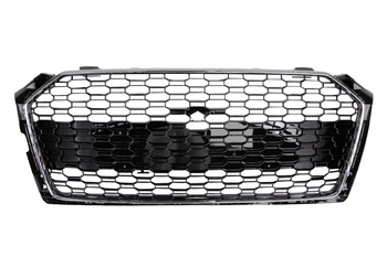 Grill Audi A5 F5 Gloss Black & Chrome