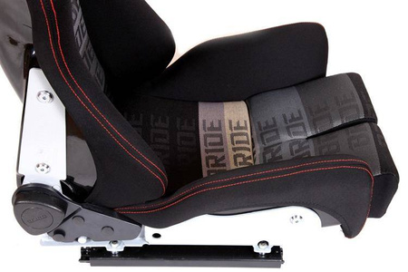 Racing seat LOW MAX K608 Bride Velvet Black Grey