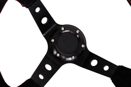 Steering wheel Pro 350mm offset:80mm Yellow Suede