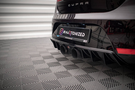 Diffuser Seat Leon 2 Cupra Fr Rear Valance Gloss Black