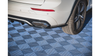 Splitter Volvo XC60 II R-Design Rear Central with Diffuser Gloss Black