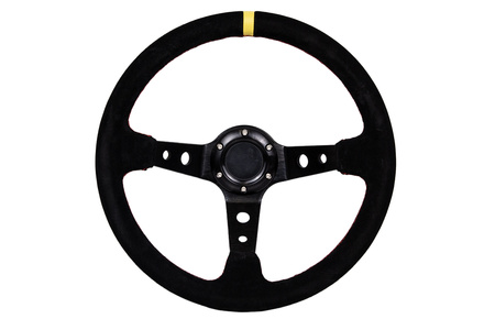 Steering wheel Pro 350mm offset:80mm Yellow Suede