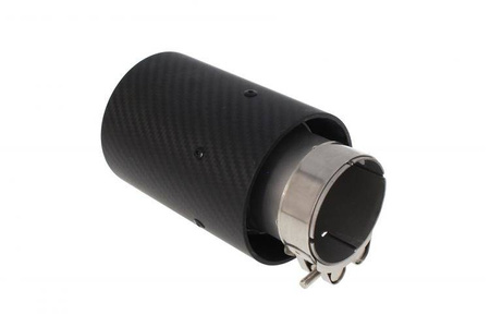 Exhaust Tip 89mm wejście 65mm Carbon Matte