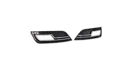 Fog Light Covers Audi A4 B8 Facelift Chrome Black