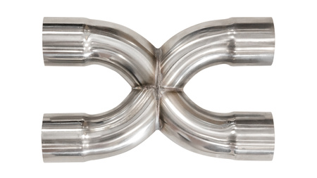 Exhaust Stamped X-Pipes 2,5" 63mm thk. 1,5mm