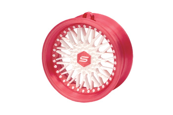 Zawieszka Slide Felga 10 Pink-White 70mm Brelok Bombka Świąteczna