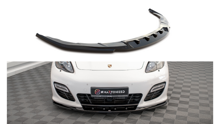 Splitter Porsche Panamera Turbo Sport Design Package 970 przód v.2 Gloss Black